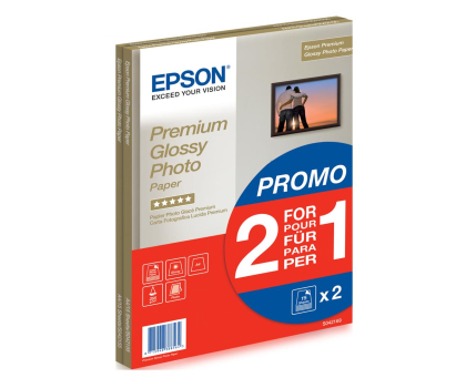 Papier do drukarki EPSON Premium Glossy Photo Paper A4 (2x15 ark.) C13S042169